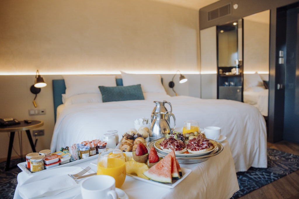 Frühstück im Zimmer, Marriott Renaissance Hotel Barcelona