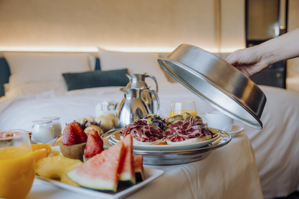 Frühstück im Zimmer, Marriott Renaissance Hotel Barcelona