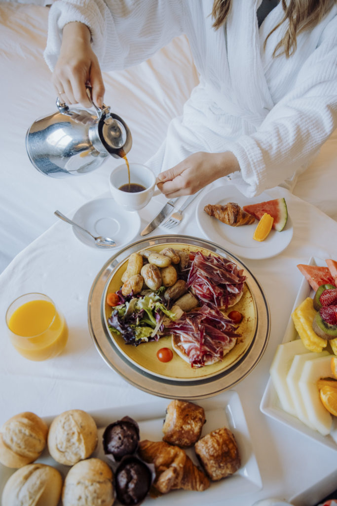 Frühstück im Bett, Marriott Renaissance Hotel Barcelona