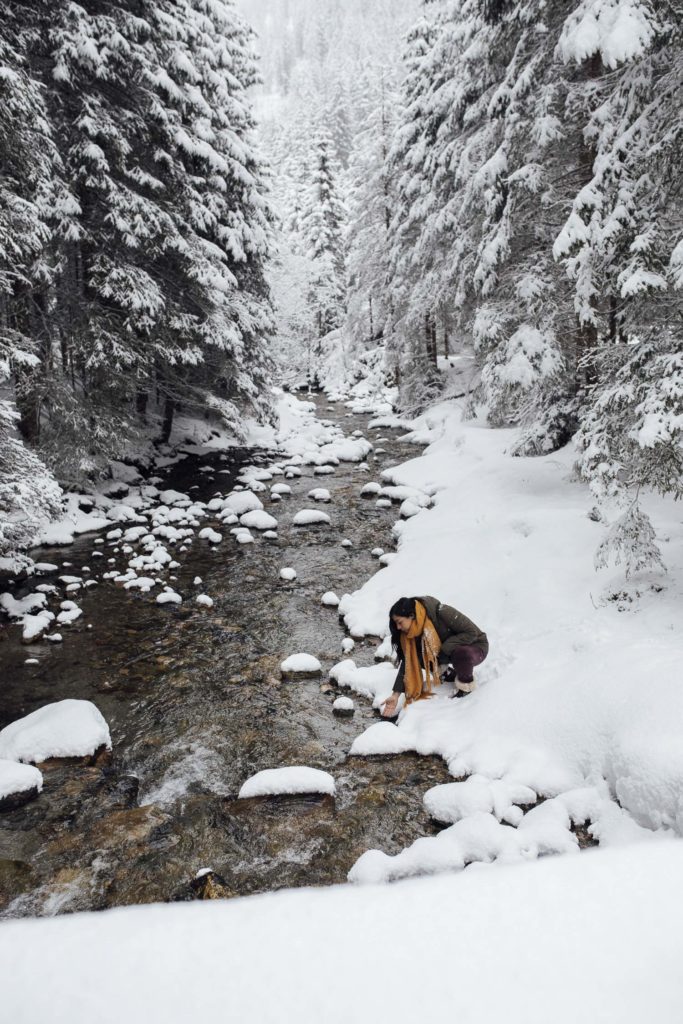 Patricia Schuhmacher, Winterwanderung in Altenmarkt-Zauchensee, Salzburg