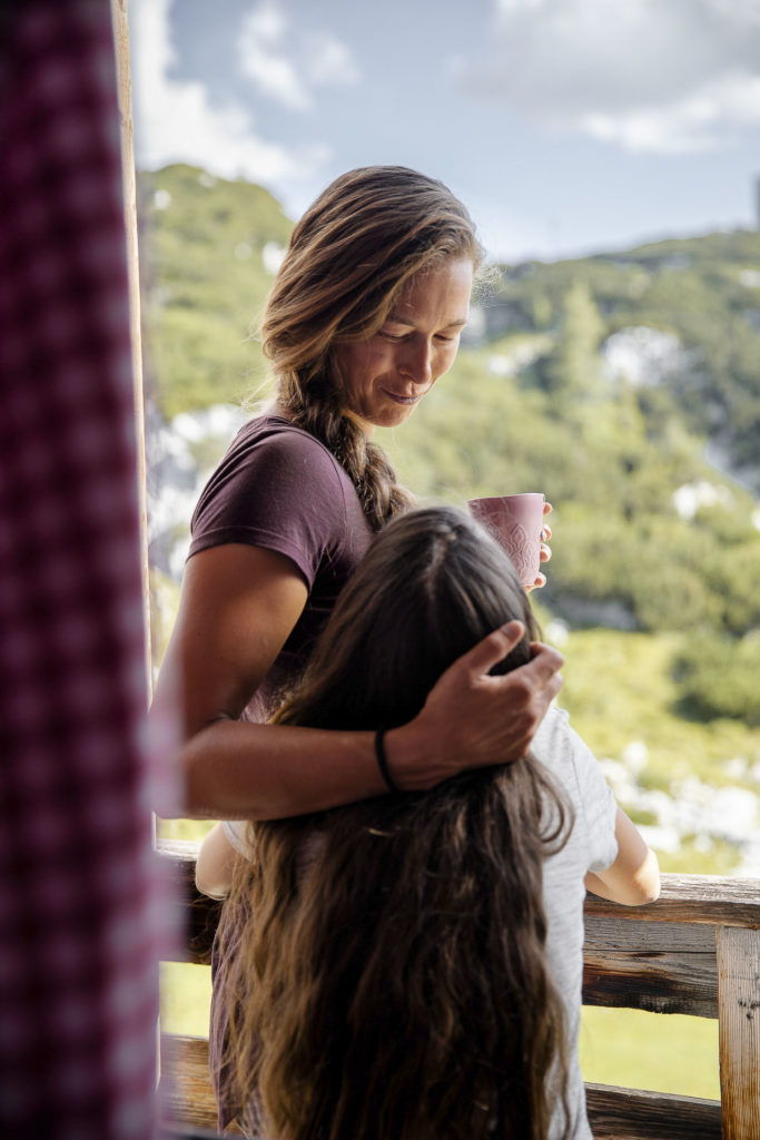 Übernachten auf einer Berghütte, Gjaidalm in Öberösterreich