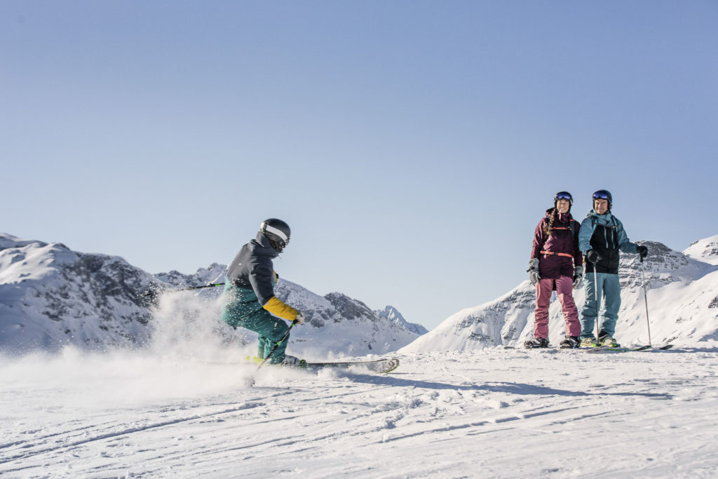 Skifahren im Skigebiet Lech am Arlberg