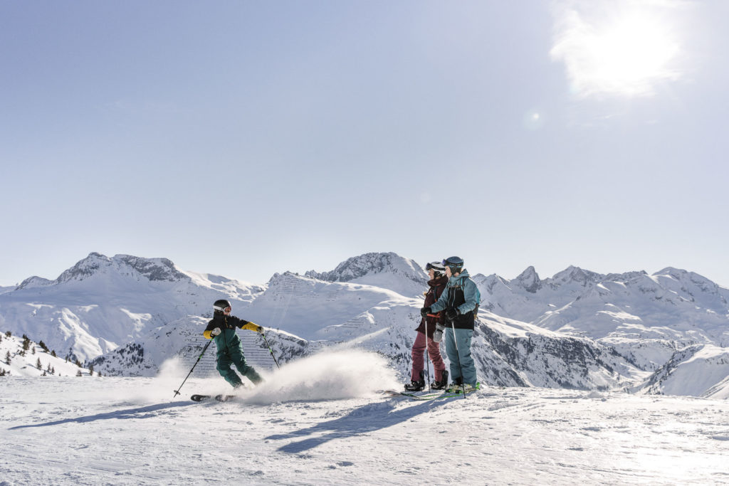 Skifahren im Skigebiet Lech am Arlberg