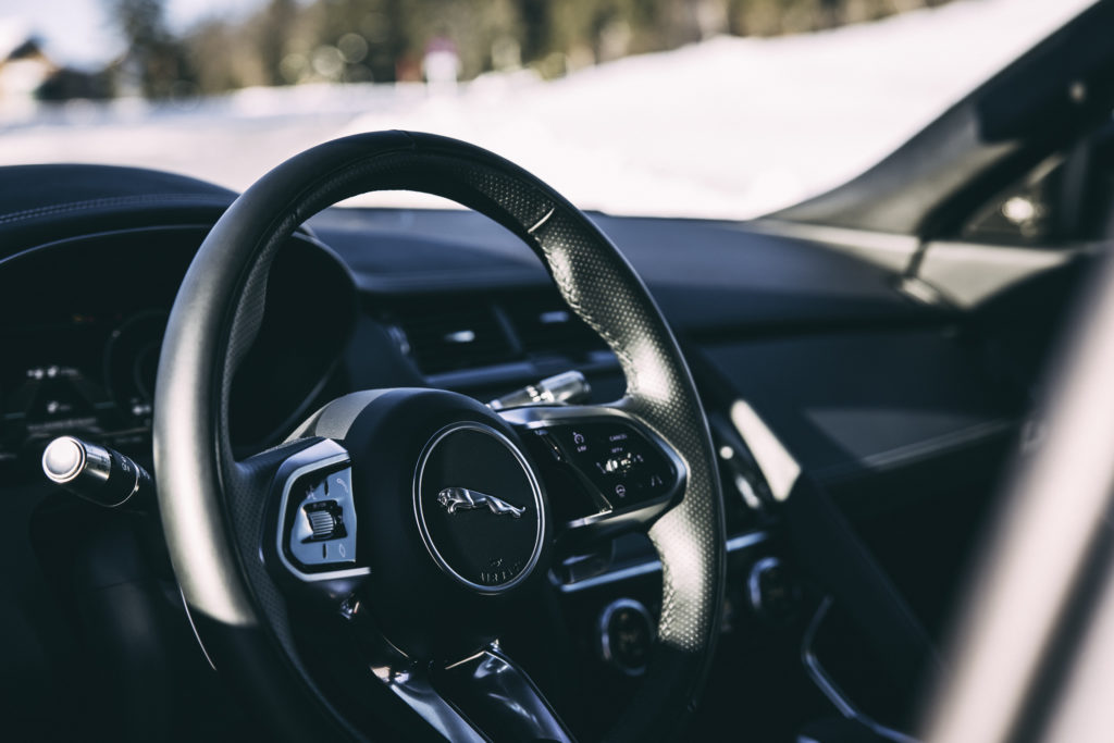 Lenkrad vom Jaguar E-Pace, Jaguar-Landrover