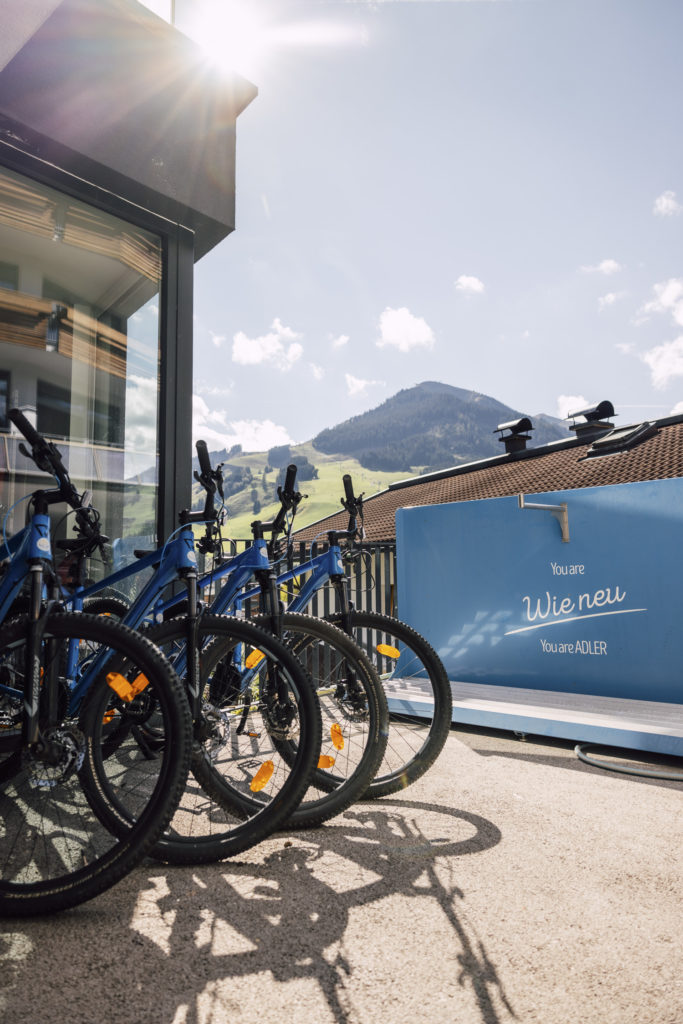 Bikeverleih im Adler Resort, Saalbach-Hinterglemm