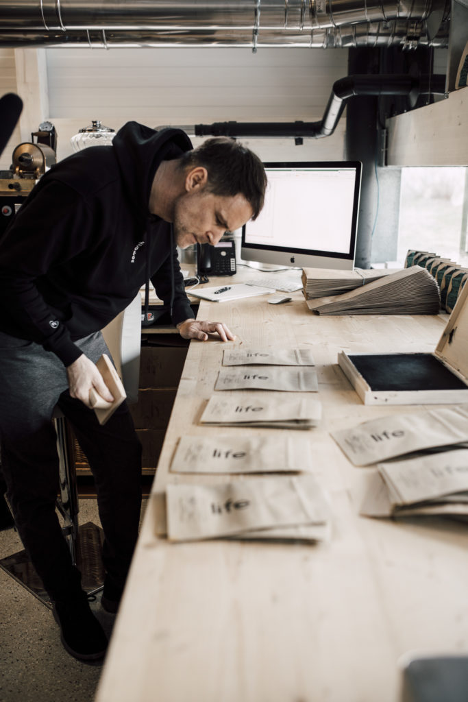 Kafferösterei Logo drucken, Coffeerence Saalfelden, Salzburg