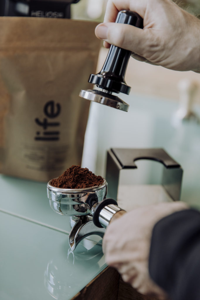 Kaffeemaschine Siebträger, Kafferösterei Coffeerence Saalfelden, Salzburg