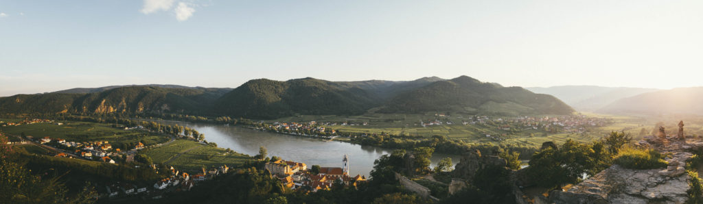 Panoramaausblick Wachau, Niederösterreich, Creating Click