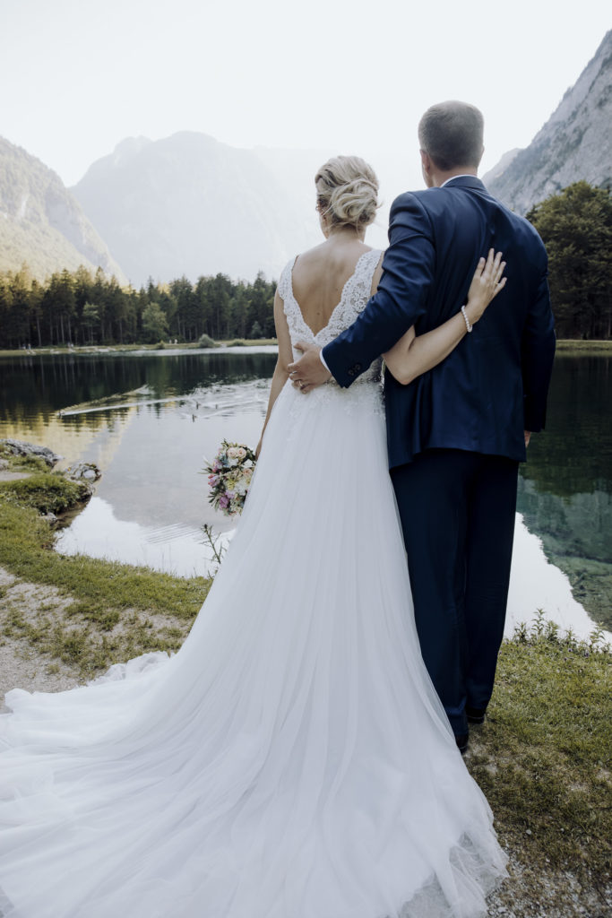 Brautpaarshooting im Bluntautal, Hochzeit Golling in Salzburg