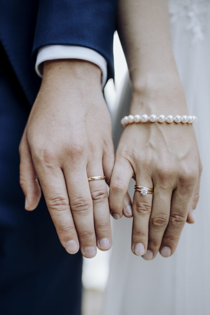 Frisch verheiratetes Brautpaar, Heiraten in Salzburg