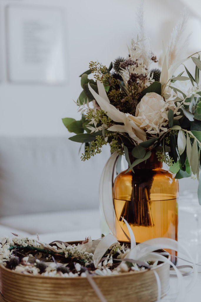 Brautstrauß und Blumenschmuck, Hochzeit Salzburg