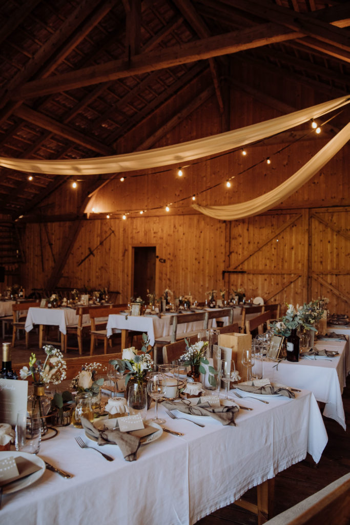 Scheunenhochzeit, Baumgartengut in Salzburg