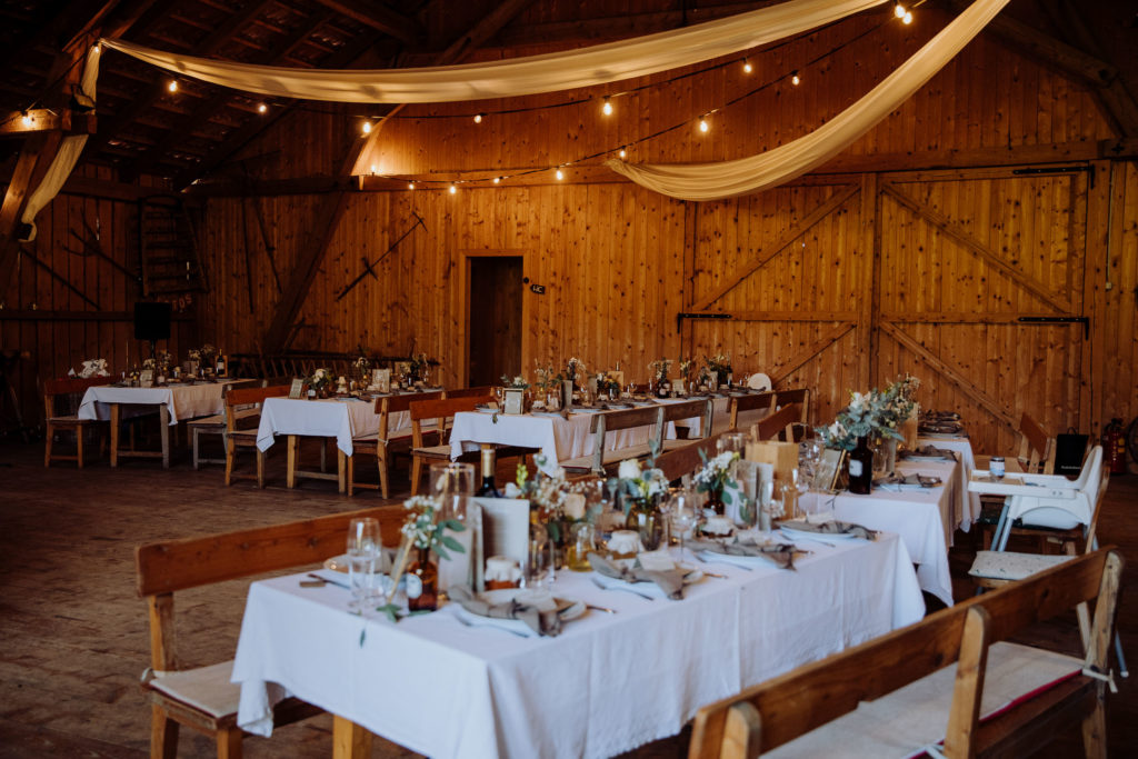 Scheunenhochzeit, Baumgartengut in Salzburg