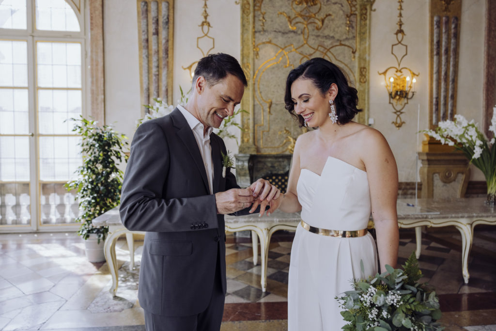 Hochzeitsfotograf Salzburg, Marmorsaal im Schloss Mirabell in Salzburg
