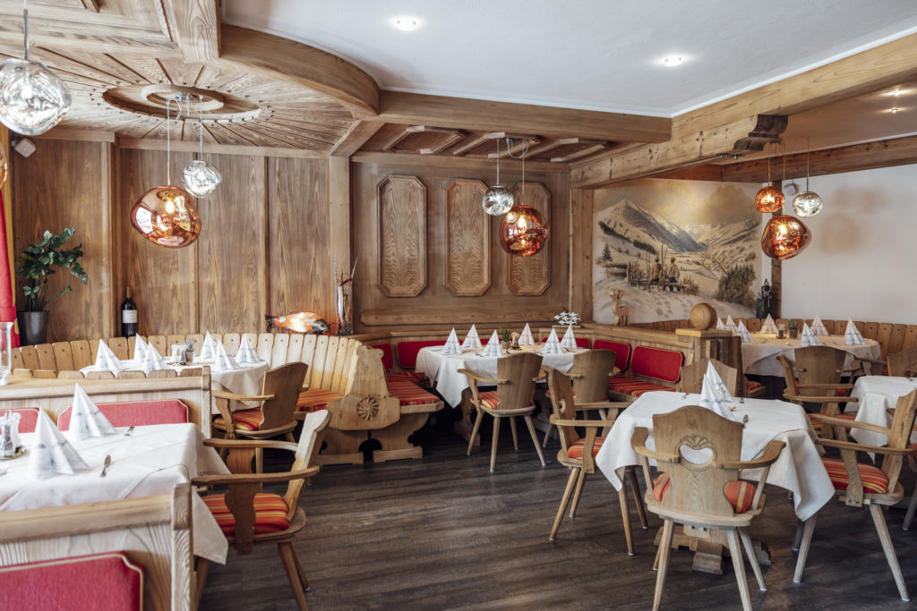 Saalbach Forellenhof Kulinarikshooting, Restaurant